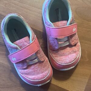 See Kai Run Pink and Mint Girls' Lightweight Sneakers
